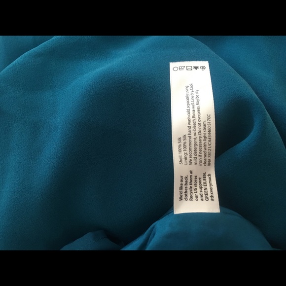 NWOT EILEEN FISHER 100% silk dress - Picture 3 of 5